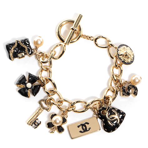 chanel armband|authentic chanel charm bracelets.